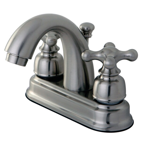 4" Centerset Bathroom Faucet, Brushed Nickel